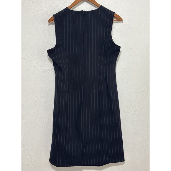 VTG BFA Classics Dress Suit 12P Navy Pinstriped Power Suit Girl Boss Business - Picture 5 of 16